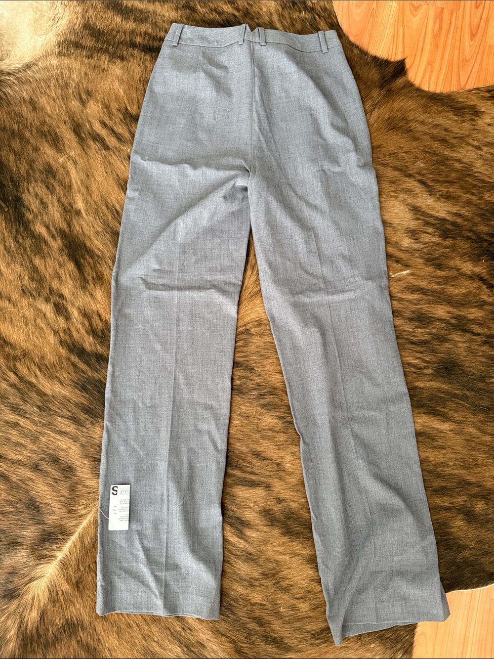 ASOS Tall Gray Dress Pants - Classic Straight Fit - Picture 4 of 4